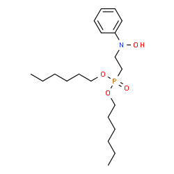 ChemSpider 2D Image | Dihexyl {2-[hydroxy(phenyl)amino]ethyl}phosphonate | C20H36NO4P
