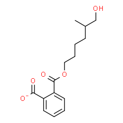 ChemSpider 2D Image | 2-{[(6-Hydroxy-5-methylhexyl)oxy]carbonyl}benzoate | C15H19O5