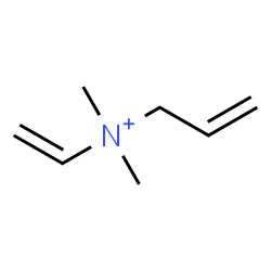 ChemSpider 2D Image | N,N-Dimethyl-N-vinyl-2-propen-1-aminium | C7H14N