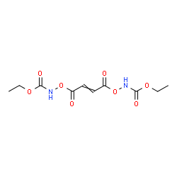 ChemSpider 2D Image | Diethyl [(1,4-dioxo-2-butene-1,4-diyl)bis(oxy)]biscarbamate | C10H14N2O8