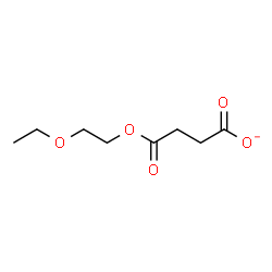 ChemSpider 2D Image | 4-(2-Ethoxyethoxy)-4-oxobutanoate | C8H13O5