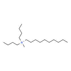 ChemSpider 2D Image | N,N-Dibutyl-N-methyl-1-decanaminium | C19H42N