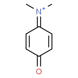 ChemSpider 2D Image | N,N-Dimethyl-4-oxo-2,5-cyclohexadien-1-iminium | C8H10NO