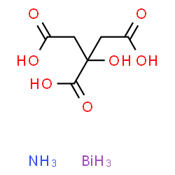 ChemSpider 2D Image | Bismuth ammonium citrate | C6H11BiNO7