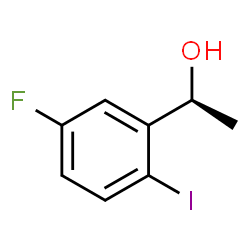 ChemSpider 2D Image | (1S)-1-(5-Fluoro-2-iodophenyl)ethanol | C8H8FIO