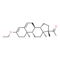 ChemSpider 2D Image | 3-Ethoxy-17-methylpregna-3,5-dien-20-one | C24H36O2