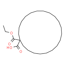 ChemSpider 2D Image | 1-(Ethoxycarbonyl)cyclohenicosanecarboxylic acid | C25H46O4