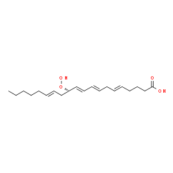 ChemSpider 2D Image | (5E,8E,10E,12S,14E)-12-Hydroperoxy-5,8,10,14-icosatetraenoic acid | C20H32O4