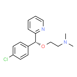 ChemSpider 2D Image | (R)-carbinoxamine | C16H19ClN2O