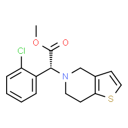 ChemSpider 2D Image | (R)-Clopidogrel | C16H16ClNO2S