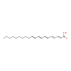 ChemSpider 2D Image | (2E,4E)-2,4,6,8,10-Icosapentaenoic acid | C20H30O2