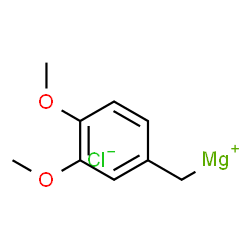ChemSpider 2D Image | (3,4-Dimethoxybenzyl)magnesium(1+) chloride | C9H11ClMgO2
