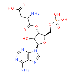 ChemSpider 2D Image | 3'-L-aspartyl-AMP | C14H19N6O10P
