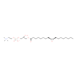 ChemSpider 2D Image | 1-O-[(9S,10R)-epoxystearoyl]-sn-glycero-3-phosphocholine | C26H52NO8P