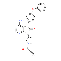 ChemSpider 2D Image | tirabrutinib | C25H22N6O3