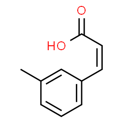 ChemSpider 2D Image | (2Z)-3-(3-Methylphenyl)acrylic acid | C10H10O2