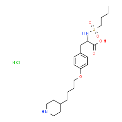 ChemSpider 2D Image | Tirofiban hydrochloride | C22H37ClN2O5S