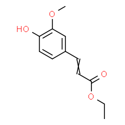 ChemSpider 2D Image | Ethyl Ferulate | C12H14O4