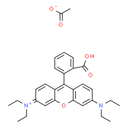 ChemSpider 2D Image | RHODAMINE B ACETATE | C30H34N2O5