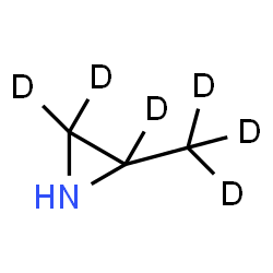 ChemSpider 2D Image | 2-(~2~H_3_)Methyl(2,3,3-~2~H_3_)aziridine | C3HD6N