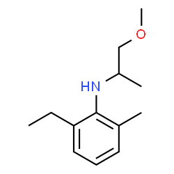 ChemSpider 2D Image | 2-Ethyl-N-(1-methoxypropan-2-yl)-6-methylaniline | C13H21NO
