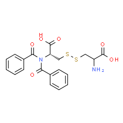 ChemSpider 2D Image | N,N-Dibenzoyl-L-cystine | C20H20N2O6S2