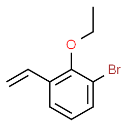 ChemSpider 2D Image | 1-Bromo-2-ethoxy-3-vinylbenzene | C10H11BrO