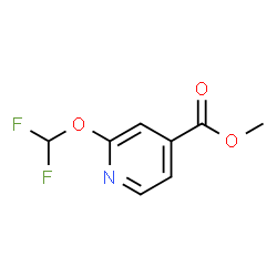 ChemSpider 2D Image | Methyl 2-(difluoromethoxy)isonicotinate | C8H7F2NO3