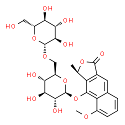 ChemSpider 2D Image | eleuthoside B | C26H32O14