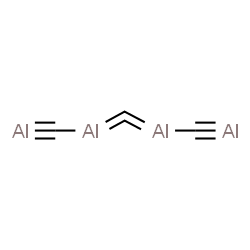 ChemSpider 2D Image | $l^{6}-alumanylidynemethyl-[($l^{6}-alumanylidynemethyl-$l^{6}-alumanylidene)methylene]-$l^{6}-alumane | C3Al4