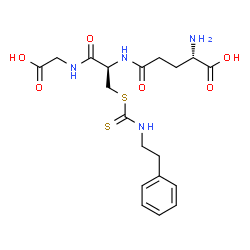 ChemSpider 2D Image | S-[(2-phenylethyl)carbamothioyl]glutathione | C19H26N4O6S2