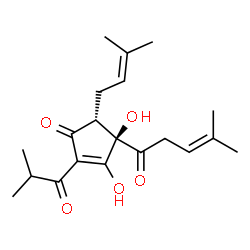 ChemSpider 2D Image | trans-isocohumulone | C20H28O5