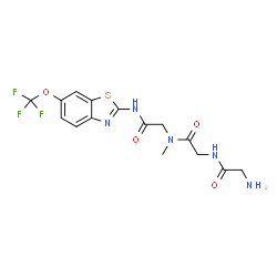 ChemSpider 2D Image | BHV-4157 | C15H16F3N5O4S