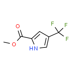 ChemSpider 2D Image | Methyl 4-(trifluoromethyl)-1H-pyrrole-2-carboxylate | C7H6F3NO2