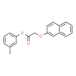 ChemSpider 2D Image | 3-Methylphenyl (2-naphthyloxy)acetate | C19H16O3
