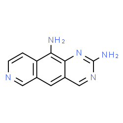 ChemSpider 2D Image | Pyrido[3,4-g]quinazoline-2,10-diamine | C11H9N5