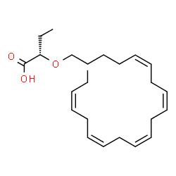 ChemSpider 2D Image | (2S)-2-[(5Z,8Z,11Z,14Z,17Z)-5,8,11,14,17-Icosapentaen-1-yloxy]butanoic acid | C24H38O3