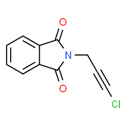 ChemSpider 2D Image | 2-(3-Chloro-2-propyn-1-yl)-1H-isoindole-1,3(2H)-dione | C11H6ClNO2