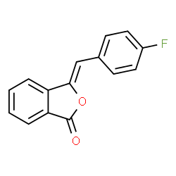 ChemSpider 2D Image | 3-((4-Fluorophenyl)methylene)phthalide | C15H9FO2