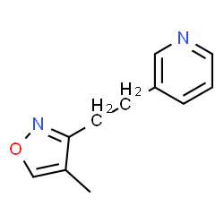 ChemSpider 2D Image | 3-[2-(4-Methyl-1,2-oxazol-3-yl)ethyl]pyridine | C11H12N2O