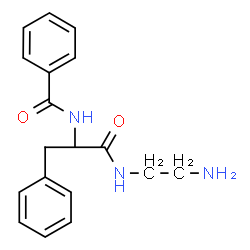 ChemSpider 2D Image | N-(2-Aminoethyl)-Nalpha-benzoyl-L-phenylalaninamide | C18H21N3O2