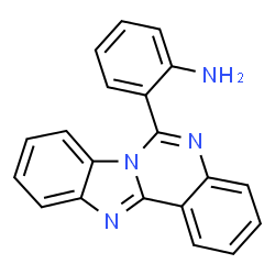 ChemSpider 2D Image | 2-(Benzimidazo[1,2-c]quinazolin-6-yl)aniline | C20H14N4