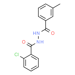 ChemSpider 2D Image | 2-Chloro-N'-(3-methylbenzoyl)benzohydrazide | C15H13ClN2O2