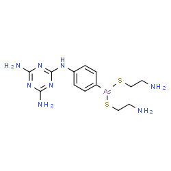 ChemSpider 2D Image | Melarsomine | C13H21AsN8S2