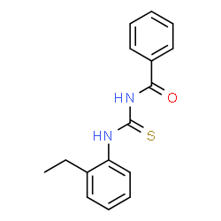 ChemSpider 2D Image | N-[(2-Ethylphenyl)carbamothioyl]benzamide | C16H16N2OS