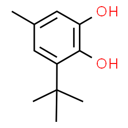 ChemSpider 2D Image | 3-tert-Butyl-5-methylcatechol | C11H16O2