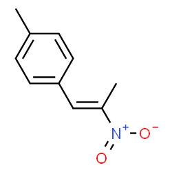 ChemSpider 2D Image | Toluene, p-(2-nitropropenyl)- | C10H11NO2