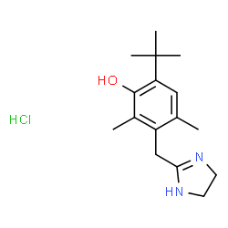 ChemSpider 2D Image | Oxymetazoline hydrochloride | C16H25ClN2O