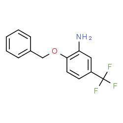 ChemSpider 2D Image | 2-(Benzyloxy)-5-(trifluoromethyl)aniline | C14H12F3NO