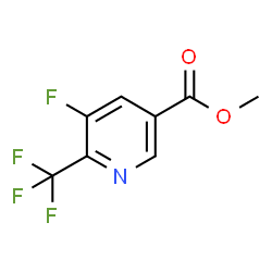 ChemSpider 2D Image | Methyl 5-fluoro-6-(trifluoromethyl)nicotinate | C8H5F4NO2